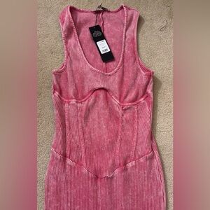 Fashion nova pink jumpsuit